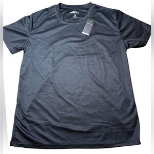 NWT Jackson Hole Black Mesh Performance Tee  – Athletic Shirt